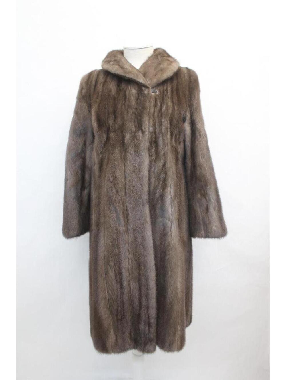 Excellent Canadian Blue Iris Mink Fur Coat Jacket Women Woman Size 4-6 Small